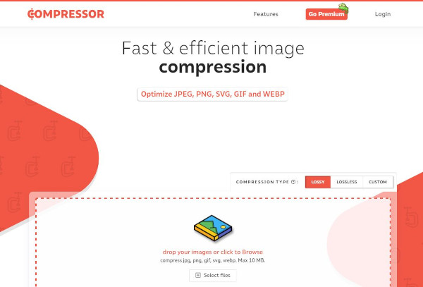 Compressor Website Cover Image